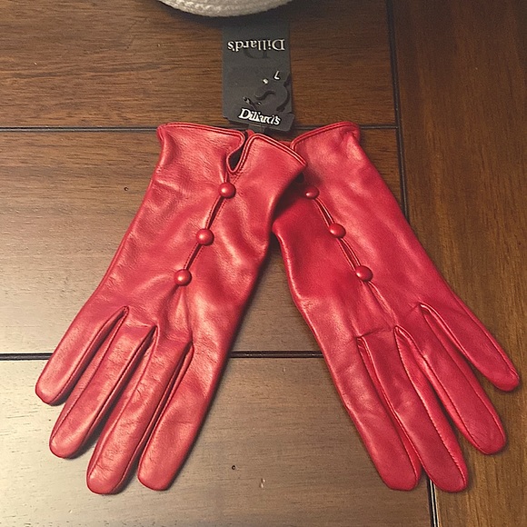 Dillards Accessories Genuine Leather Gloves Poshmark